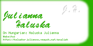 julianna haluska business card